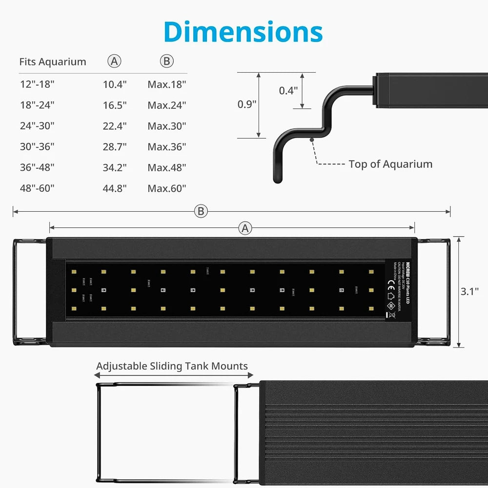 NICREW Full Spectrum Aquarium Light