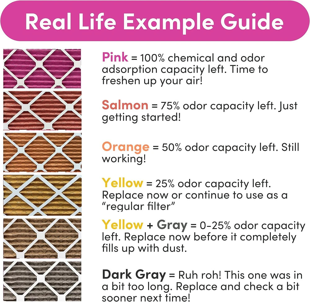 Colorfil Color Changing Air Filter